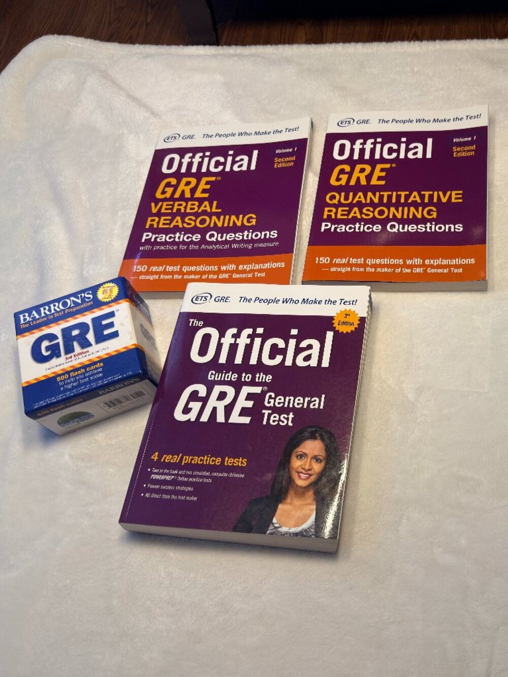Ultimate ETS GRE Prep 4-Item Bundle (3 Books + Barron’s Flash Cards)